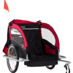 2 Seater Childs Bicycle Trailer – Red
