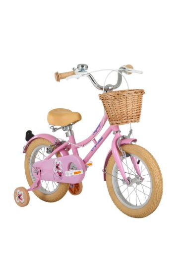 Emmelle Girls Heritage Snapdragon 14 Inch Bike – Size: 14″ – Pink