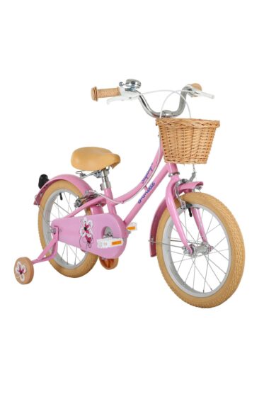 Emmelle Girls Heritage Snapdragon 16 inch Bike – Size: 16″ – Pink