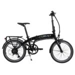 Vitesse Stream Folding Electric 20 inch Wheel Bike – Black